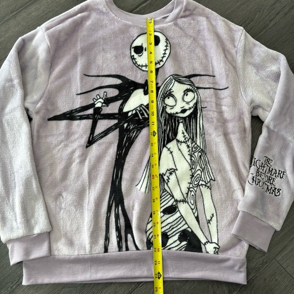 Disney The Nightmare Before Christmas Jack Skellington Sweater Purple Women's L - Picture 4 of 7
